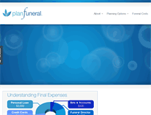 Tablet Screenshot of planfuneral.com.au